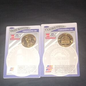 Coors Field Commemorative Coins Mlb Baseball Colorado Rockies
